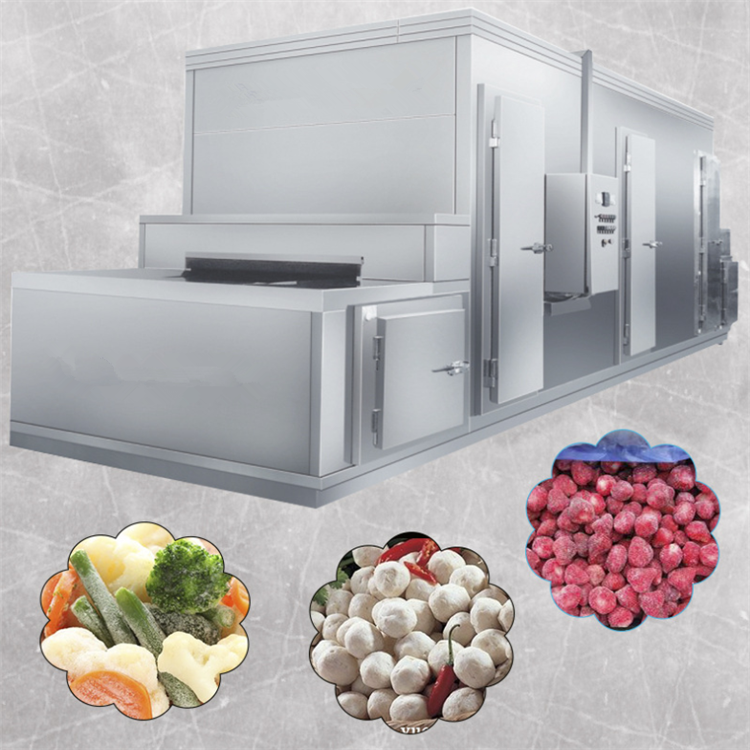 IQF quick freezer/tunnel quick freezing machine with good quality