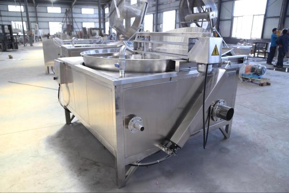 Automatic Discharging Batch Fryer Broasted Chicken Frying Machine