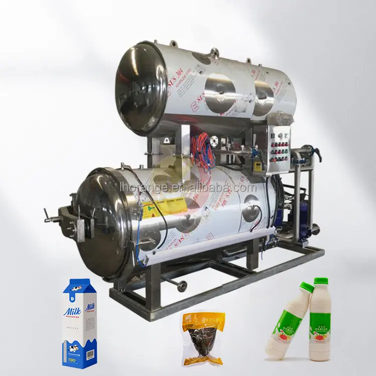 China design small retort food canner autoclaving sterilization process machine