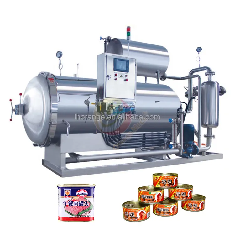 China design small retort food canner autoclaving sterilization process machine