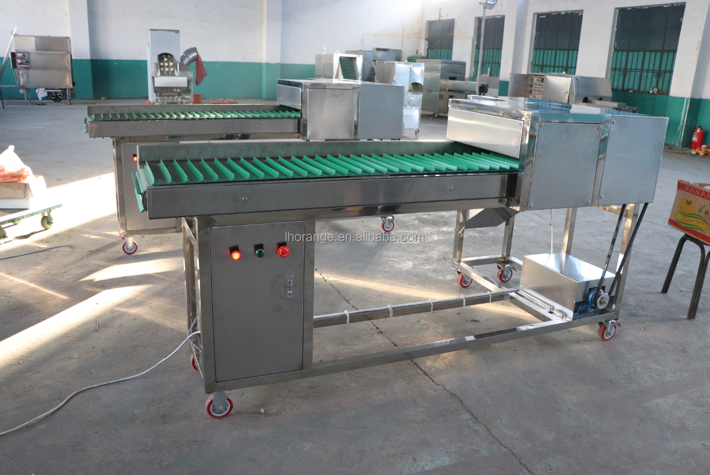 Carrot Root Cutting Machine  / Stainless Steel Vegetable Cutter / Green Onion Chopper Machine