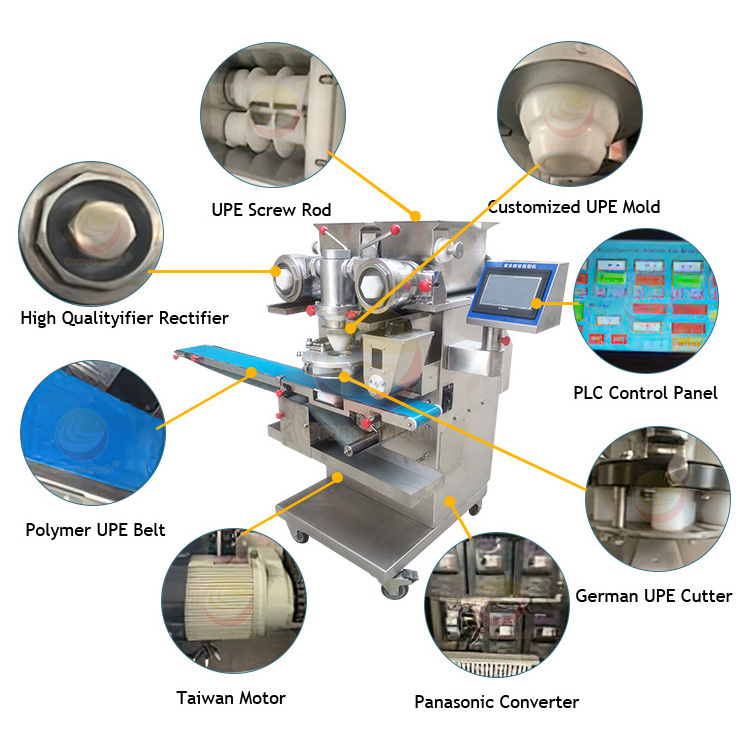 Fully Automatic Cookie Ball Depositor Tamale Mochi Ice Cream Process Biscuit Encrust Make Machine