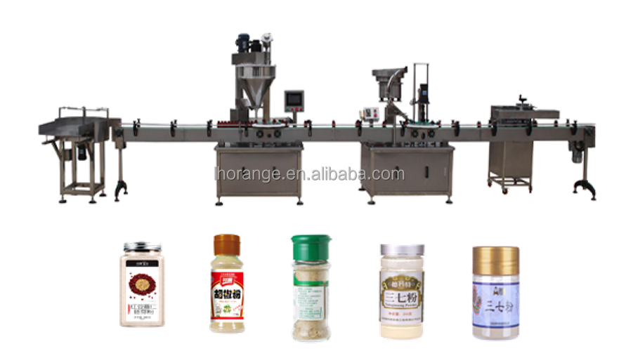 2021 hot sale  automatic Dry Powder Filling Machine powder cans bottling filler spices powder filling packing machine