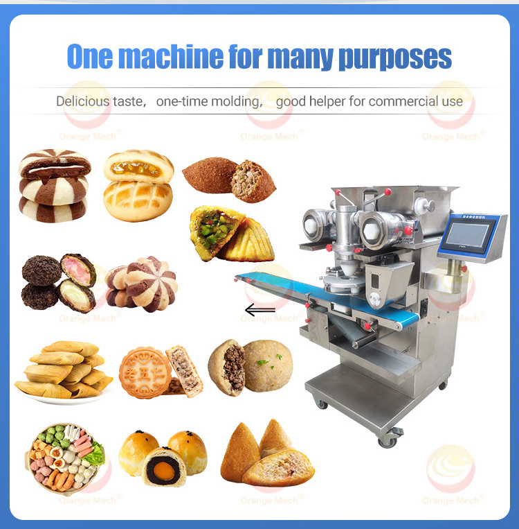 Fully Automatic Cookie Ball Depositor Tamale Mochi Ice Cream Process Biscuit Encrust Make Machine