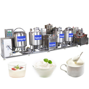 Yogurt plant fully automatic yogurt fermentation pasteurization maker machine complete small dairy greek yogurt production line