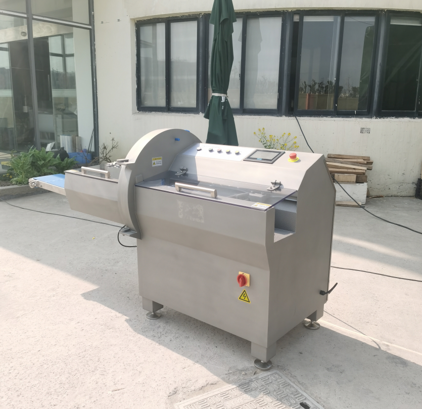 Automatic Cooked Meat Slicer Commercial Meat Slicing Machine 304 Stainless Steel Meat Cutting Machine for Beef Chicken Sausage