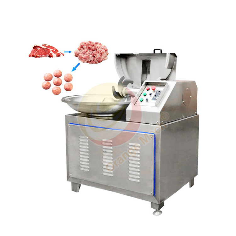 Multi function meat vegetable meat emulsify bowl cutter  Vacuum Bowl Cutter Cutting Machine Meat Bowl Cutter For  sausage