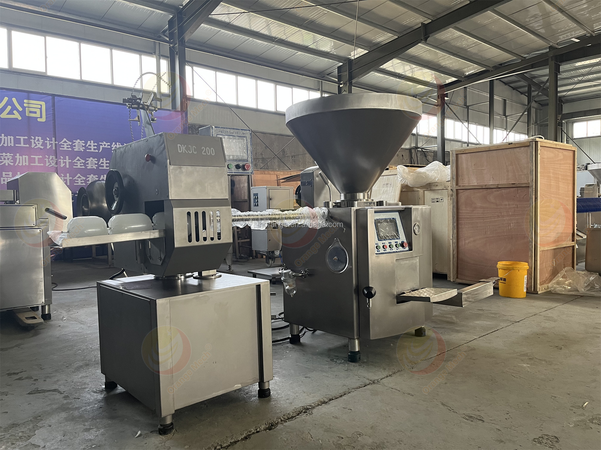 Sausage making machine production line automatic industrial sausage making machine vacuum sausage maker