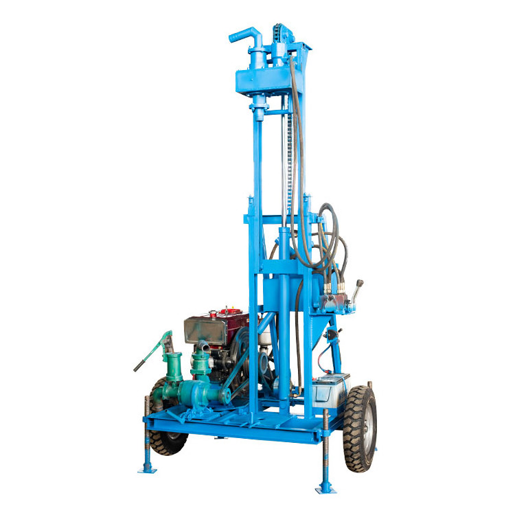 2024 hot selling 22hp diesel engine water well drilling rigs water well drilling equipment