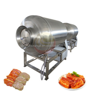 Stainless steel meat chicken tumbler marinade vacuum tumbling marinating machine