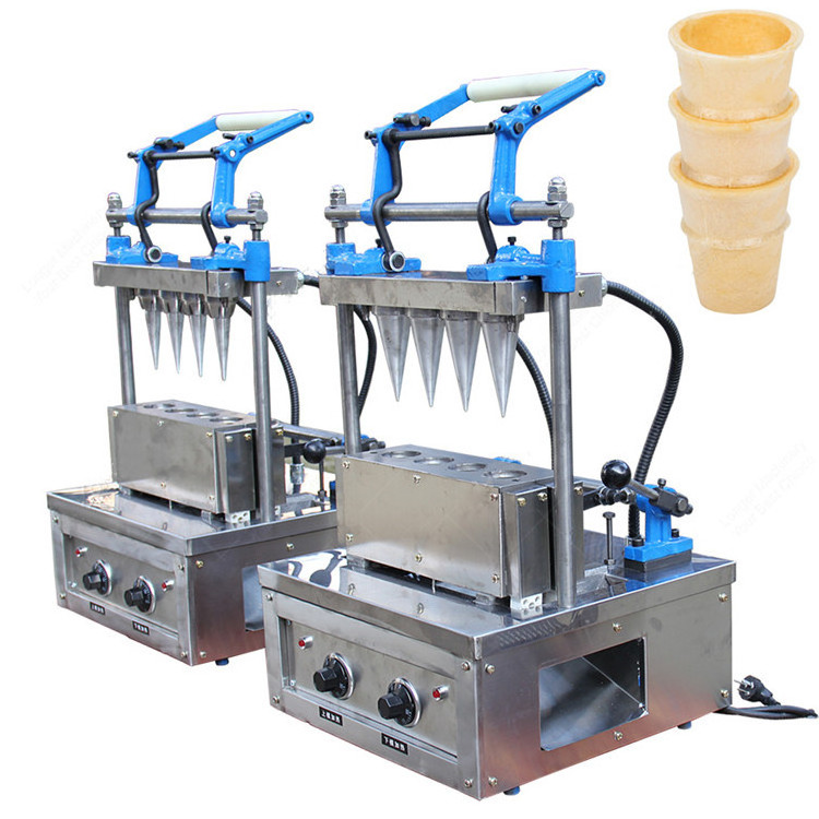 Ice Cream Wafer Cone Forming Machine|Ice Cream Cone Making and Baking Machine