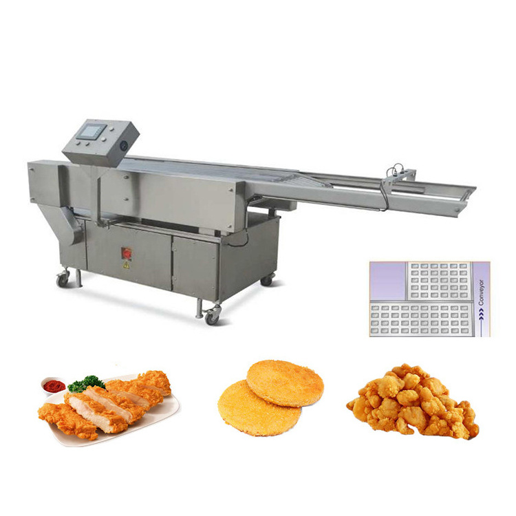 Automatic High Efficient Hamburger Patty And Meat Pie Forming Machine Chicken Nugget Production Line