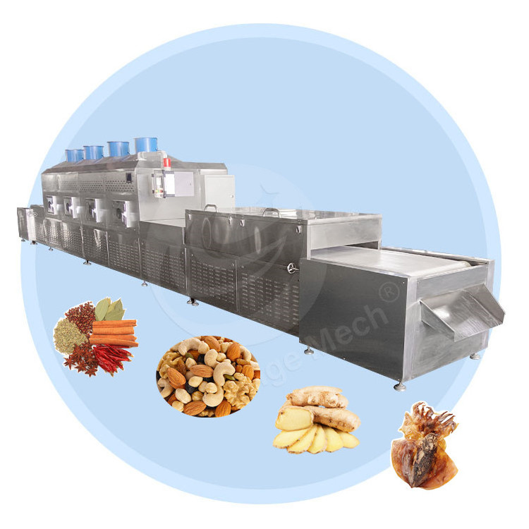 ORME Industrial Small Business Cashewnut Duck Flakes Fish Cryanthenum Microwave Dry Machine for Best Quality