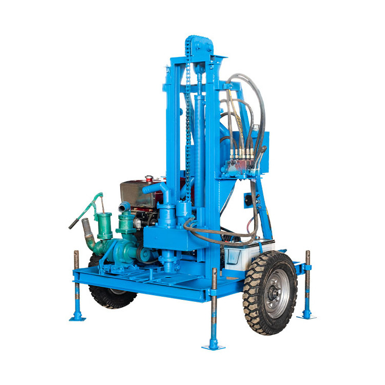 2024 hot selling 22hp diesel engine water well drilling rigs water well drilling equipment