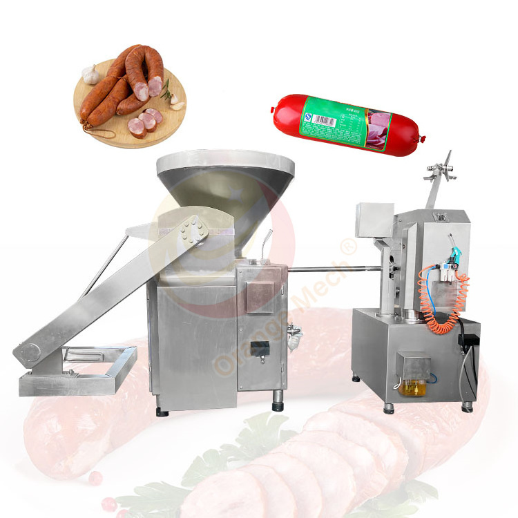 ORME Embutidora De Chorizo Automatico Electric Sausage Vacuum Filler Fill Machine Precio Industrial