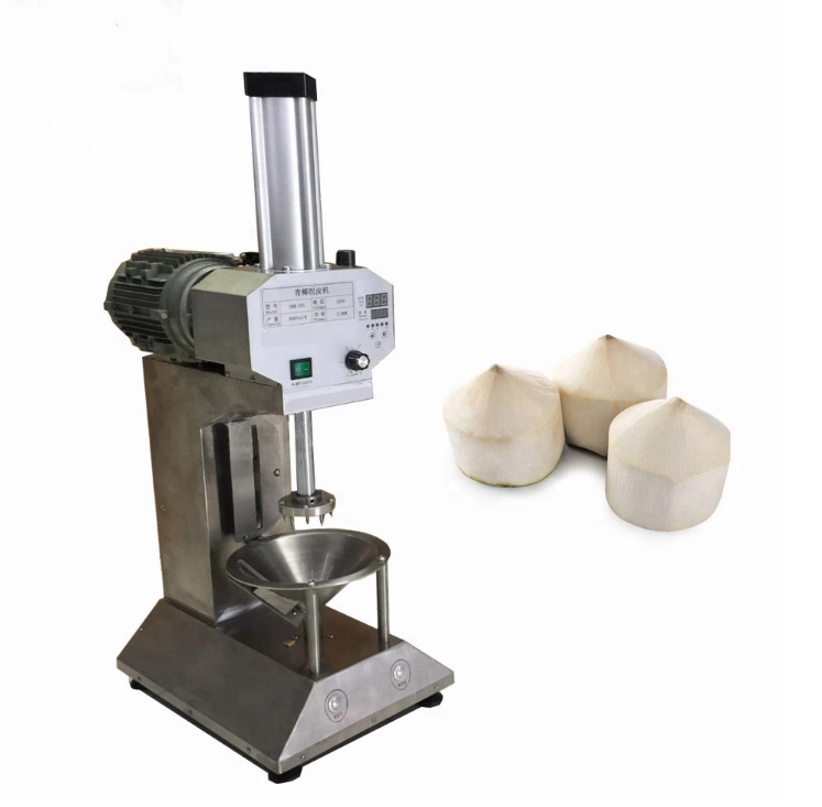 High efficiency coconut trimming machine/tender coconut peeling and trimming machine