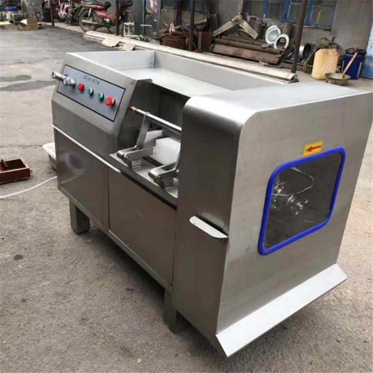 Meat Cuber Meat Dicer / Frozen Pork Cube Cutting Machine / Frozen Fish, Chicken, Beef Cube Dicng and Cutting Machine