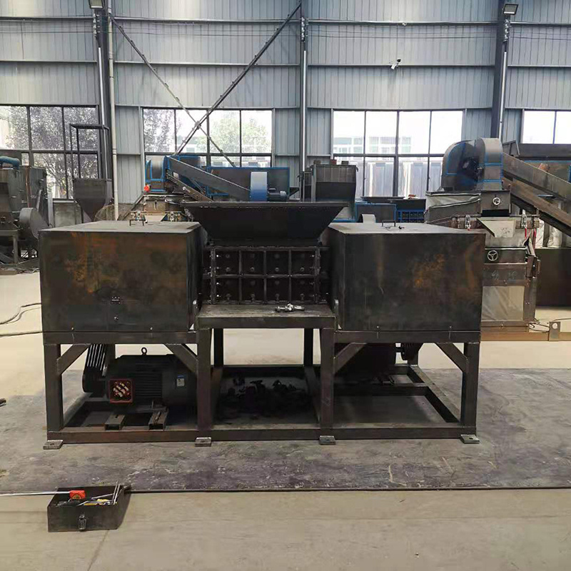 Used Plastie Recycling Prices Double Shaft Waste Tire Shredders for Sale Waste Plastic Crusher Manufacturing Plant Energy Saving