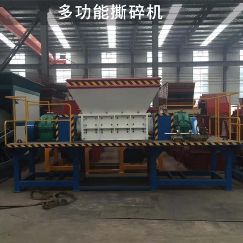 Used Plastie Recycling Prices Double Shaft Waste Tire Shredders for Sale Waste Plastic Crusher Manufacturing Plant Energy Saving