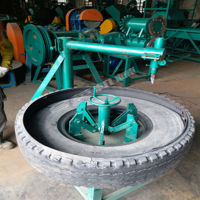 Higher efficiency eco-friendly automatic car tire double sidewall cutting machine / tire ring cutter