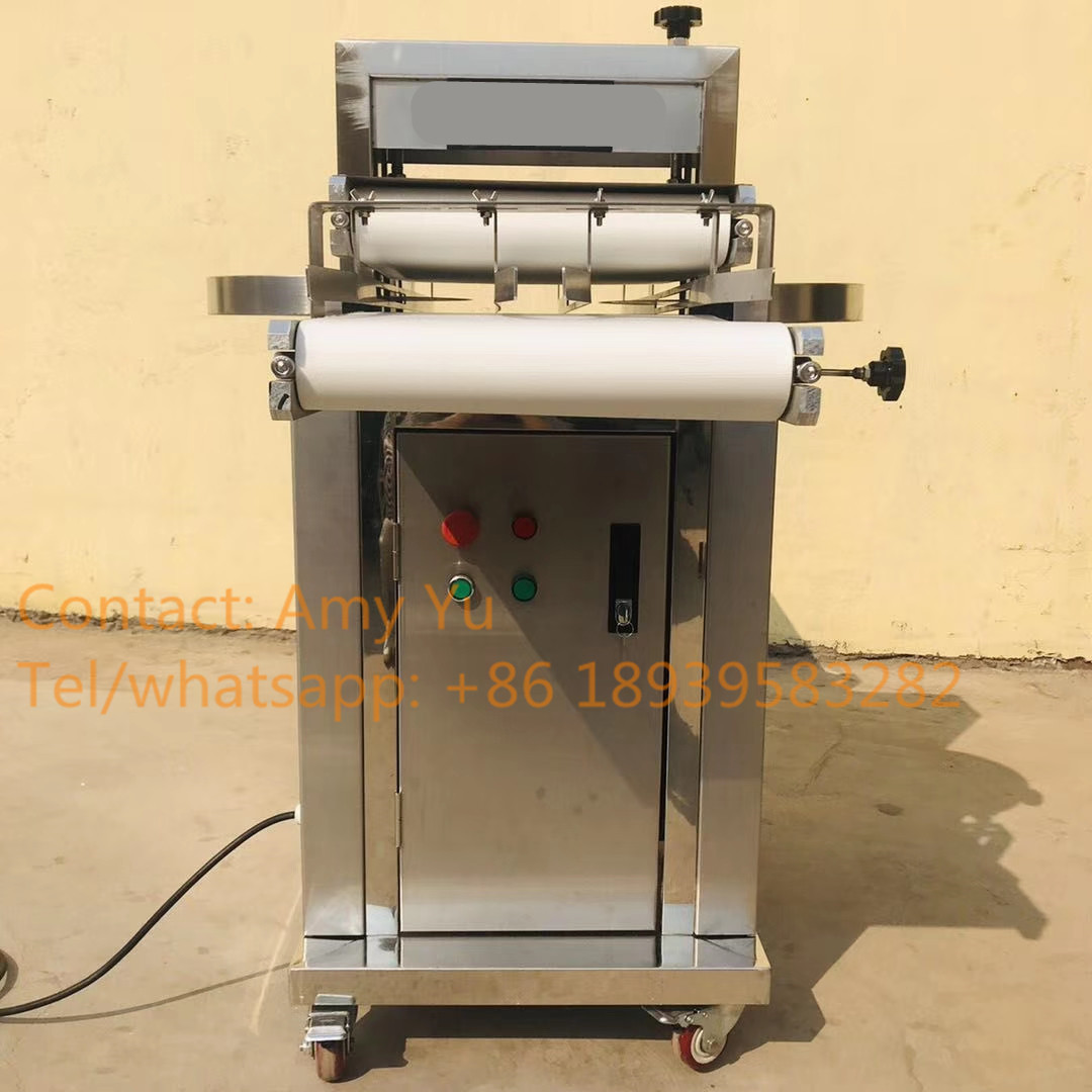 Automatic bread slicing machine / adjustable hamburger slicer for bread cutting