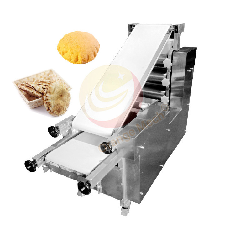 Commercial Fully Automatic Flat Bread Press and Oven Tortilla Maker Roti Chapati Make Machine