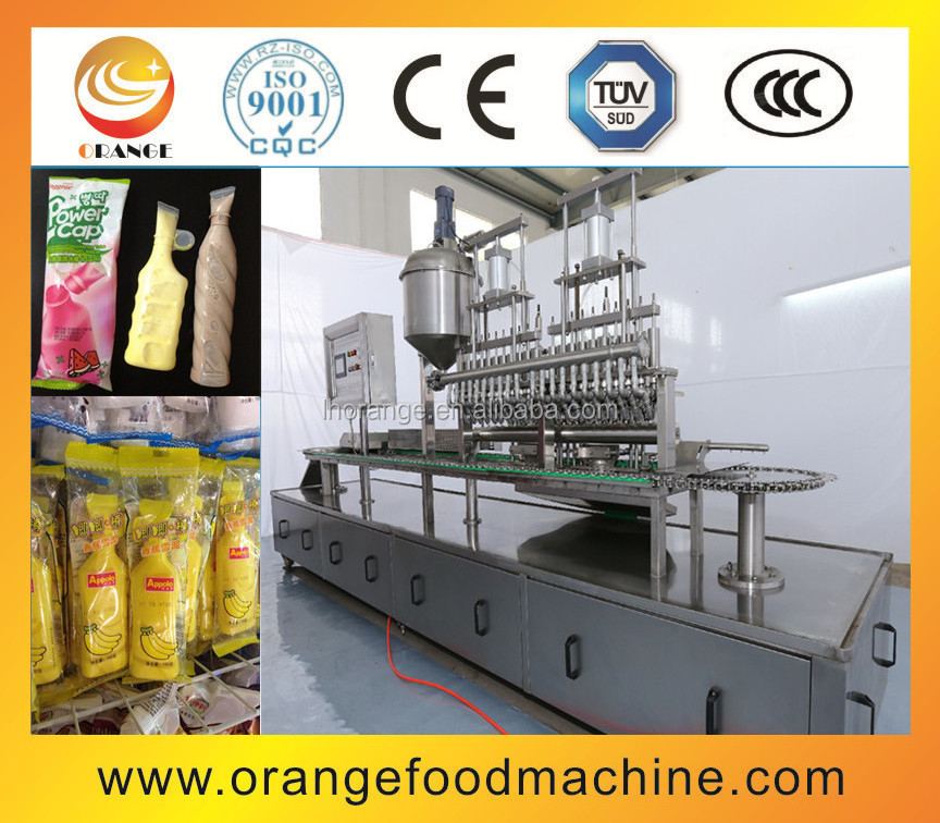 Rotary small plastic tube/ice freeze pops/ice fruit juice filling sealing machine