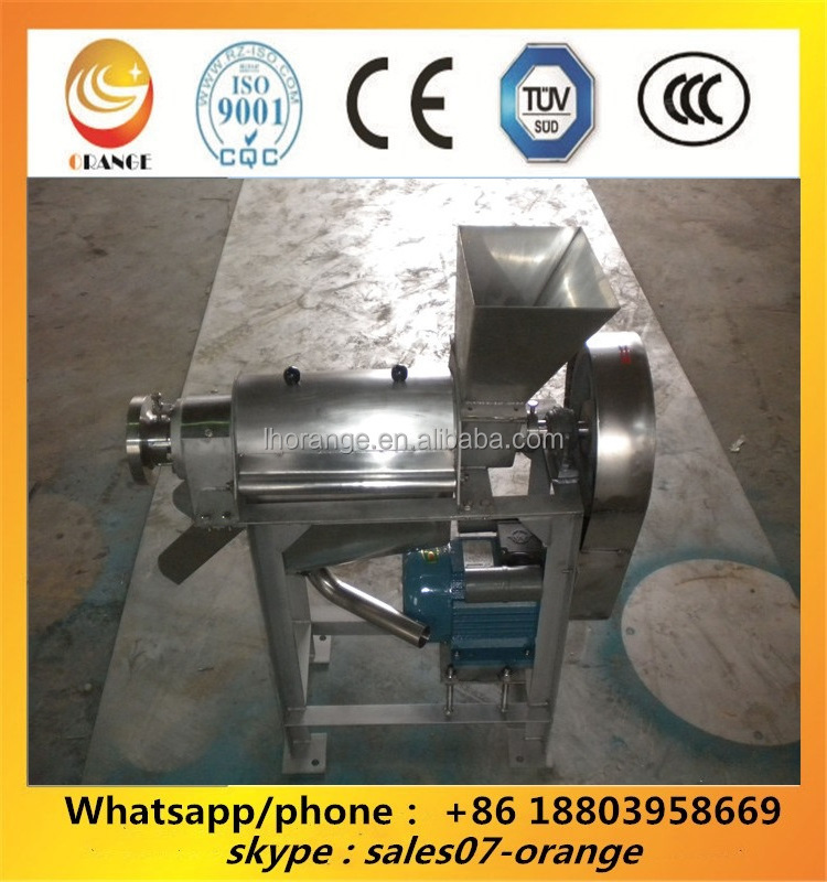 304Stainless steel fruit / vegetable crusher and juicer/cactus tomato spiral juicer extruding machine