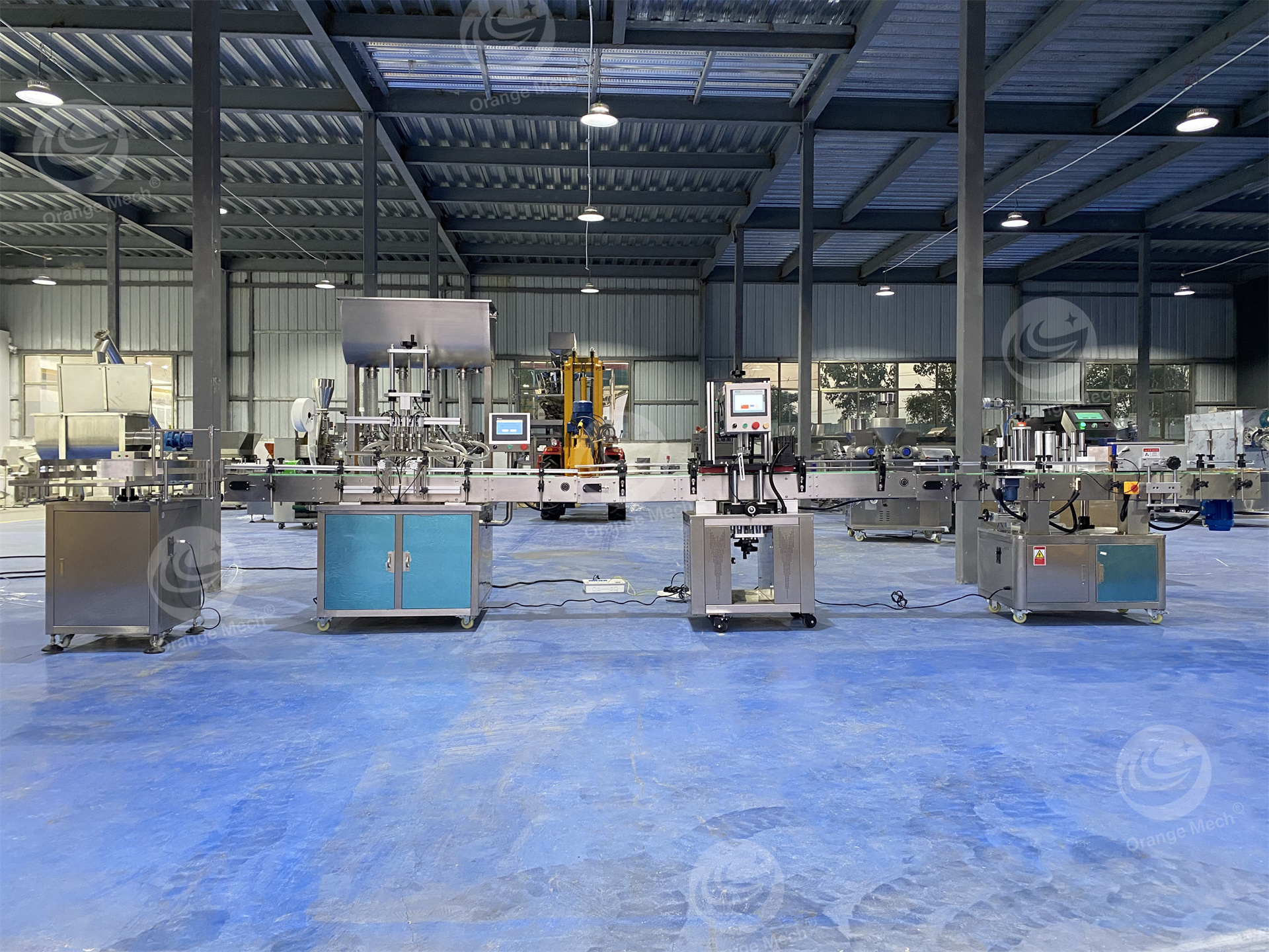 4 / 6 / 8  heads automatic liquid filling machine /filling packing machine/bottle filling capping machine Production line