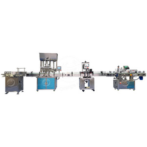 4 / 6 / 8  heads automatic liquid filling machine /filling packing machine/bottle filling capping machine Production line