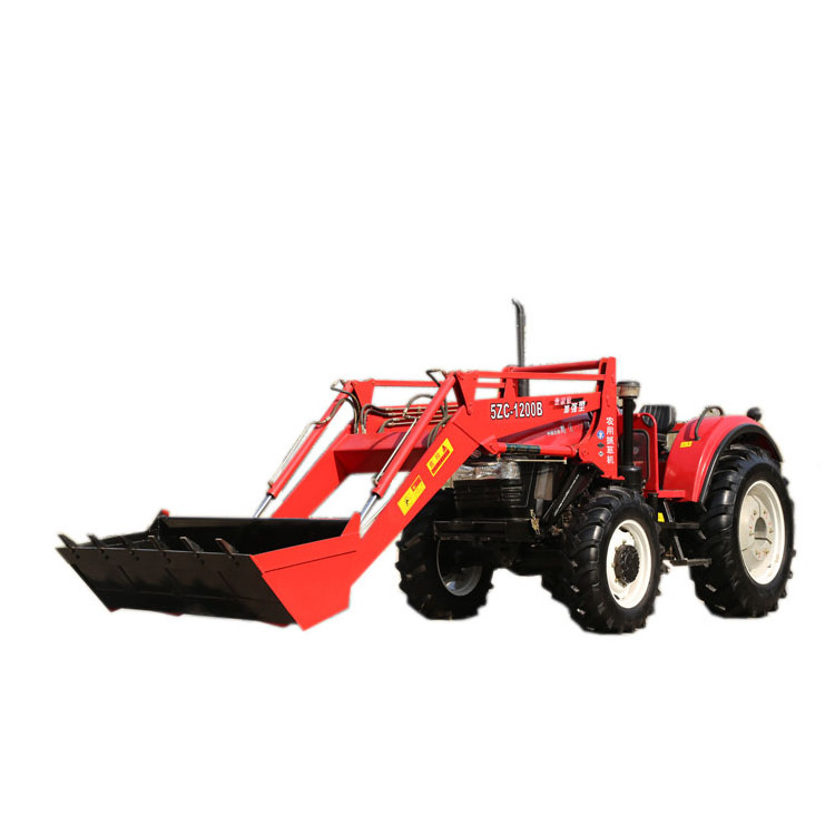 Small 4Wd 40Hp Tractor With Front End Loader And Backhoe