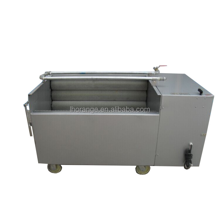 Automatic potato ginger washing peeler machine / ginger peeling cleaning machine