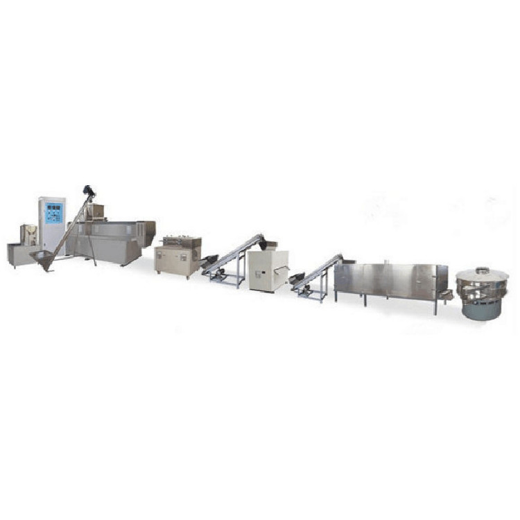 Floating fish feed pellet machine//single screw extruder