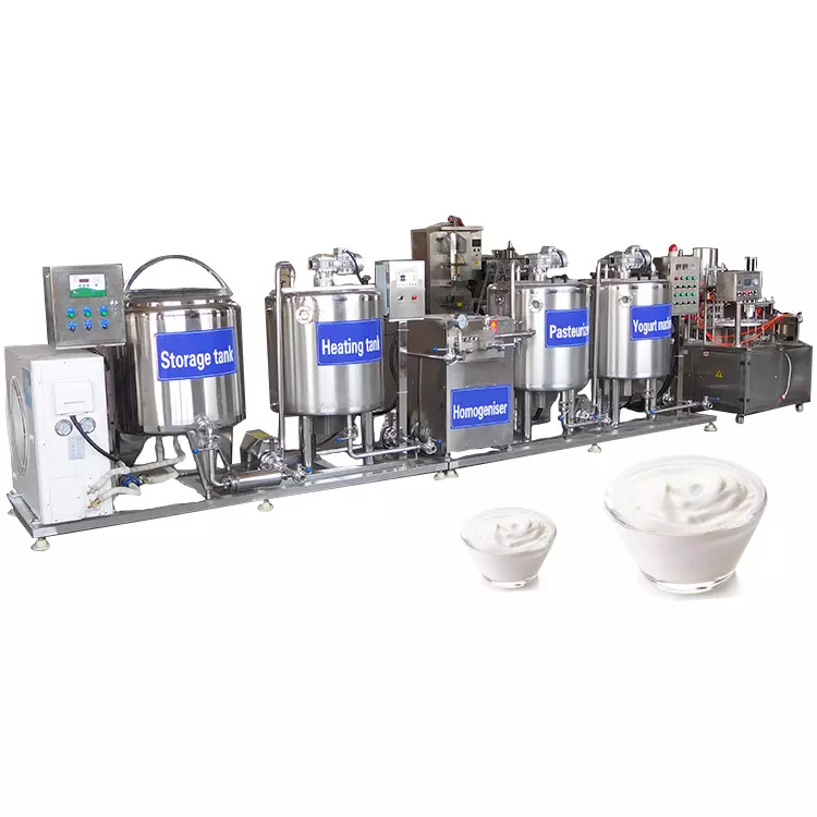 Fully automatic complete yogurt production line yogurt making machine