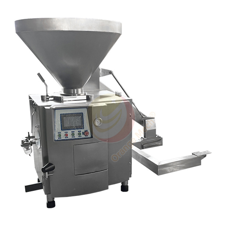 Vacuum sausage production line / sausage filling tying making machine meat grinder / hot dog stuffer filler