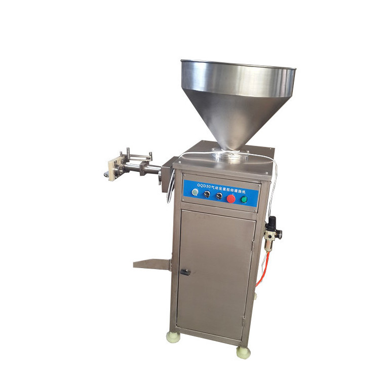 Vacuum Sausage Filler Stuffer / Sausage Meat Extruder Machine For Sale