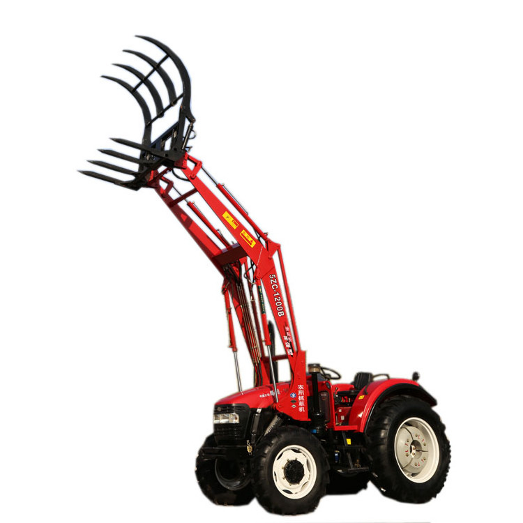 Small 4Wd 40Hp Tractor With Front End Loader And Backhoe