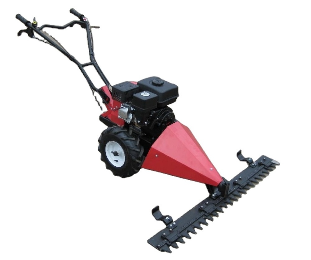 Agricultural gasoline and diesel engine mini tiller scythe mower mini tractor scythe mower sickle bar gasoline scythe