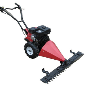 Agricultural gasoline and diesel engine mini tiller scythe mower mini tractor scythe mower sickle bar gasoline scythe