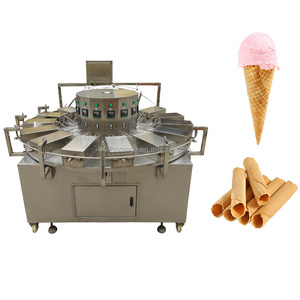 Semi Automatic Waffle Ice Cream Cone Wafer Biscuit Making Machine