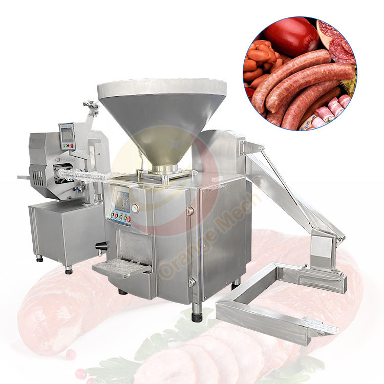 ORME Embutidora De Chorizo Automatico Electric Sausage Vacuum Filler Fill Machine Precio Industrial