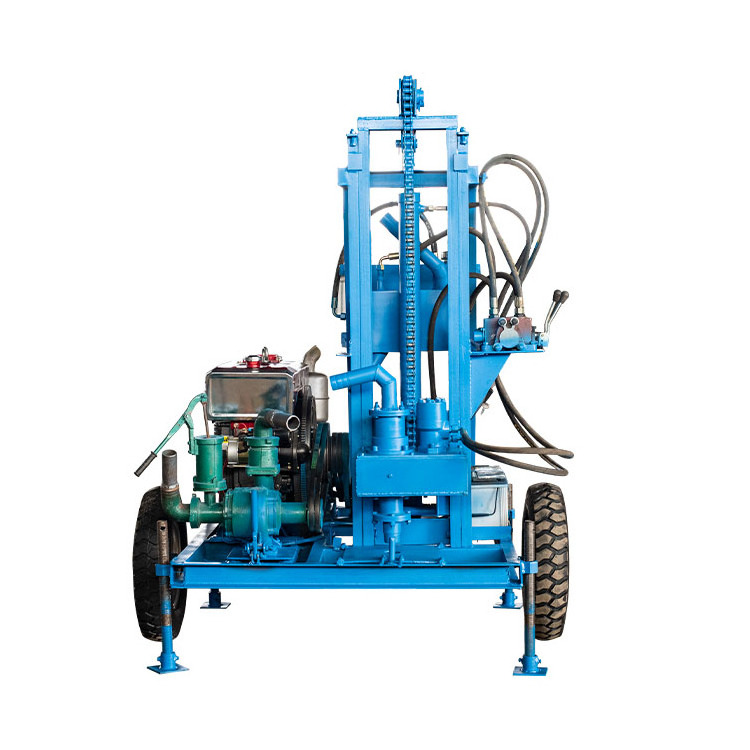 2024 hot selling 22hp diesel engine water well drilling rigs water well drilling equipment