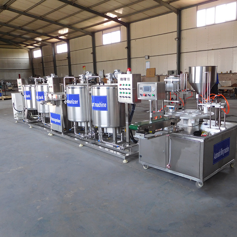 Professional automatic yogurt dairy production line small milk processing plant