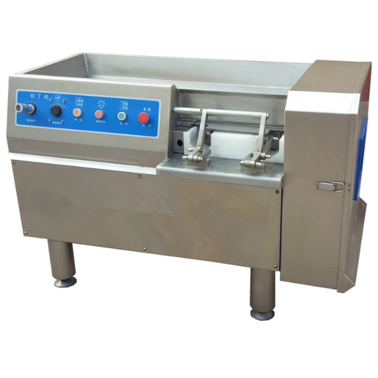 Meat Cuber Meat Dicer / Frozen Pork Cube Cutting Machine / Frozen Fish, Chicken, Beef Cube Dicng and Cutting Machine