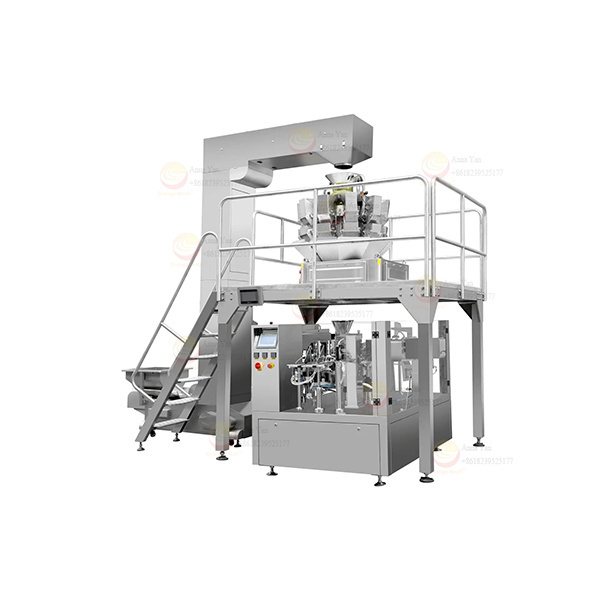 Multifunction Multihead Weigher Pet Food Premade Bag Doypack Weighing Packing Packaging Machine