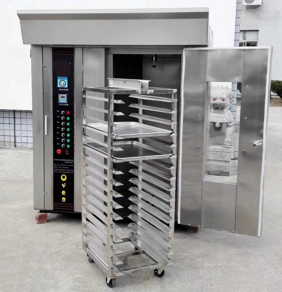 industrial stainless steel electric baking oven / bread bakery equipment / rotating baking oven