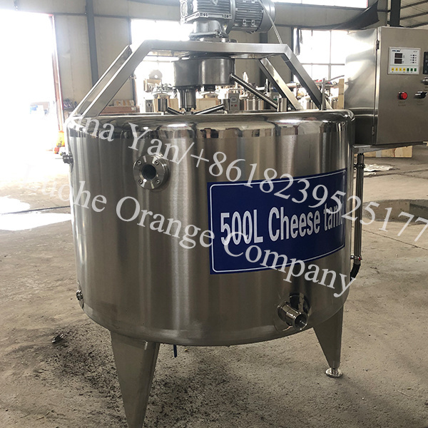 Electric Cheese Vat Machine For Process Heating Milk Cheese Making