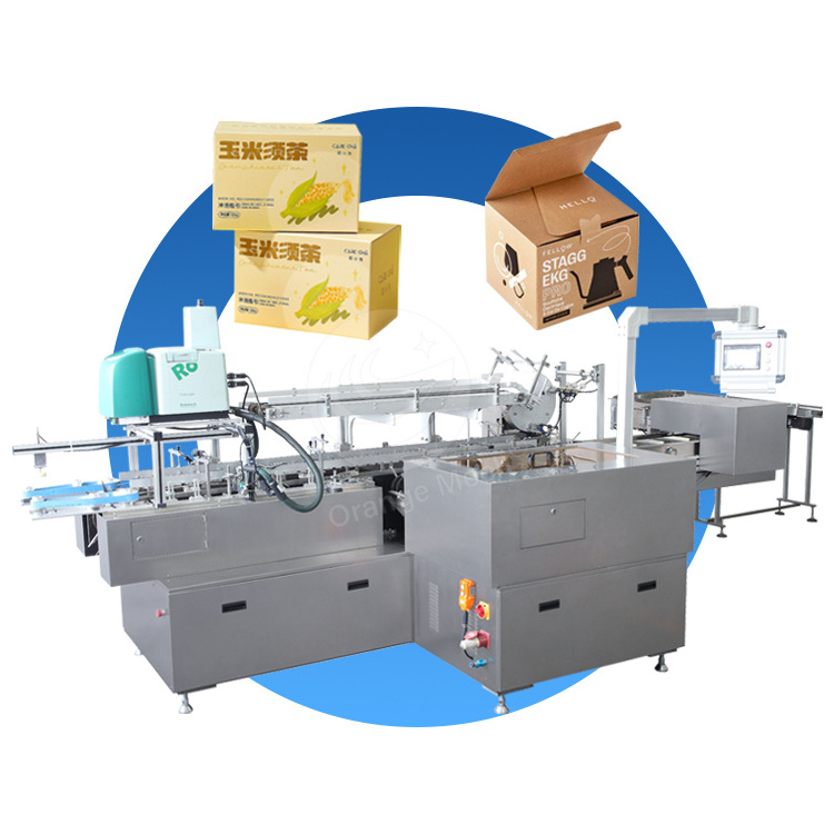 ORME Small Price Fully Automatic Bag into Pack Inside Small 100 Box Carton Form Package Machine Manufacture