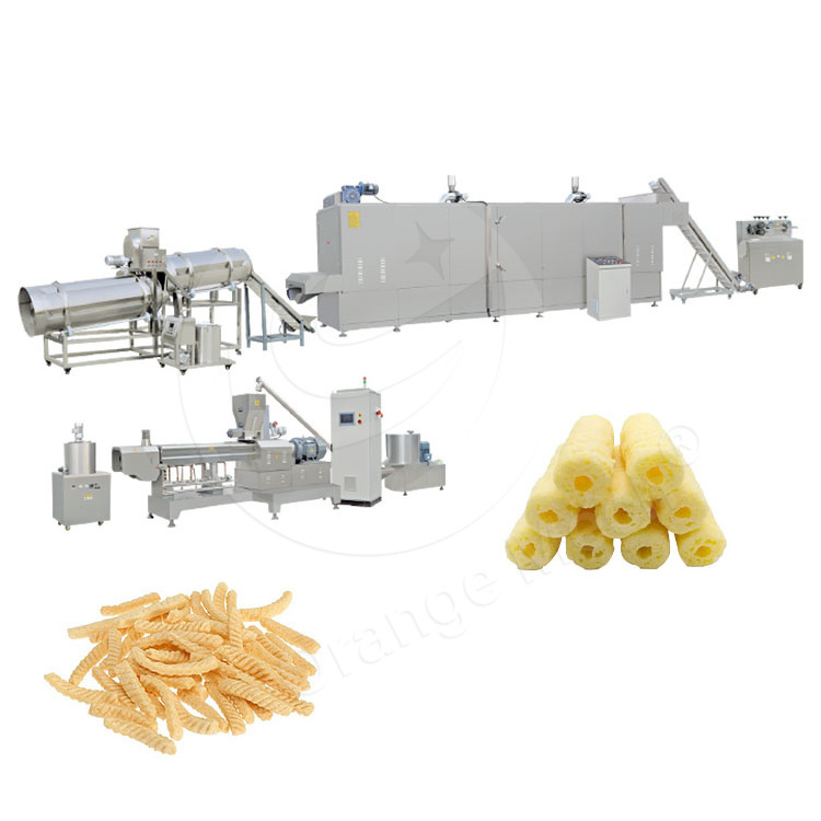 ORME Automatic Extrude Snack Make Machine Mini Puffed Rice Production Machine Puff Corn Chip Production Line