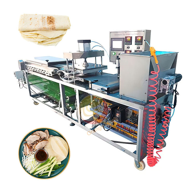 Commercial Paratha Production Line Double Tortilla Roti Machine Automatic Chapati Maker